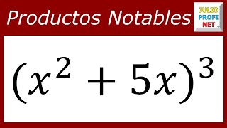 Productos notables binomio al cubo Ejercicio 3 [upl. by Hutchinson]