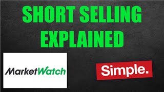 MarketWatch Stock Game Short Selling Explained For Beginners [upl. by Erena]