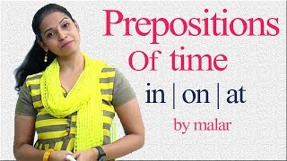 Prepositions  Usage of in on at in Tamil  48  Learn English with Kaizen through Tamil [upl. by Urion]