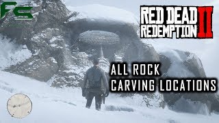 Red Dead Redemption 2  All Rock Carvings Locations Geology For Beginners [upl. by Gaige]