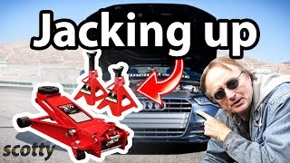 How to Jack Up Your Car The Right Way [upl. by Ahsya]