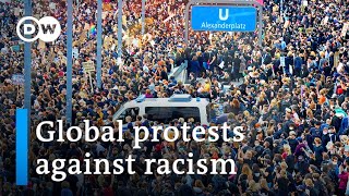 George Floyd killing sparks worldwide protests against racism  DW News [upl. by Noyek]