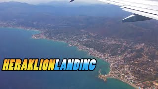 Heraklion Landing  Crete 4k [upl. by Lura]