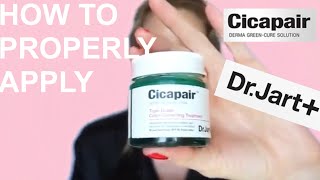 BEST CREAM DR JART Cicapair Tiger Grass Color Correcting Treatment  HOW TO USE [upl. by Brandon]