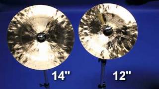 Wuhan 12quot amp 14quot China Cymbals Franklin Mott drums [upl. by Ahsiym]