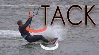 Tack Tutorial Strapless amp Directional Kitesurf Series [upl. by Peyter]