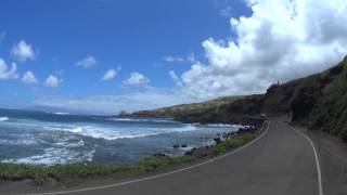 MOLOKAI HI Dangerous Road [upl. by Enneire]