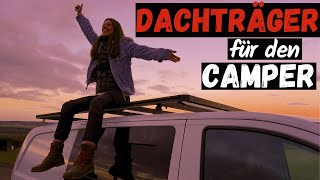 Individueller Dachgepäckträger für den CAMPER  Dachträger Montage an einem Vito Camper Ausbau [upl. by Rana]