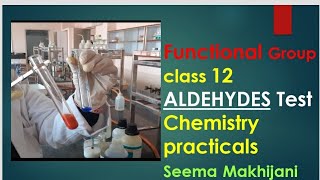 Organic Functional group test for Aldehyde Tollens and Fehlings Class 12 by Seema Makhijani [upl. by Roderica]