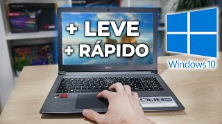 WINDOWS 10 MAIS RÁPIDO E LEVE PRA JOGOS E TRABALHO COM 5 DICAS PRÁTICAS PC E NOTEBOOK [upl. by Orpheus]