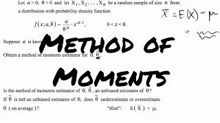 Method of Moments Estimation [upl. by Uball957]