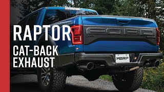 FORD RAPTOR  MBRP 3quot CatBack Dual Rear Exit Overview [upl. by Yrruc]