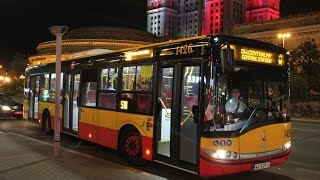 Buses and Trams of Warsaw Autobusy i tramwaje w Warszawie [upl. by Giark747]