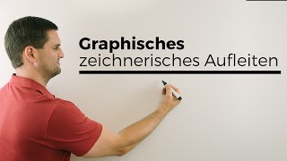 Graphisches zeichnerisches Aufleiten Graph der Stammfunktion  Mathe by Daniel Jung [upl. by Odlanyer]