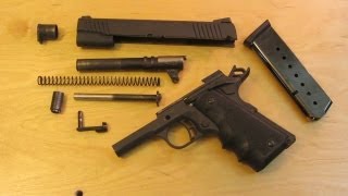 M1911A1 Field Strip Basic Disassembly Assembly [upl. by Ylsew33]