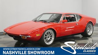 1972 De Tomaso Pantera for sale  1793 NSH [upl. by Saibot]