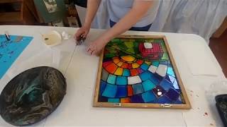 Easy Faux Stained Glass [upl. by Haikan]