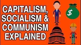 CAPITALISM SOCIALISM amp COMMUNISM EXPLAINED SIMPLY [upl. by Melessa550]