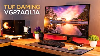 ASUS TUF Gaming VG27AQL1A Review  The BEST got even BETTER [upl. by Enimaj195]