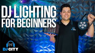 A Beginners Guide to DJ Lighting  EVERYTHING You Need to Know [upl. by Kcoj]