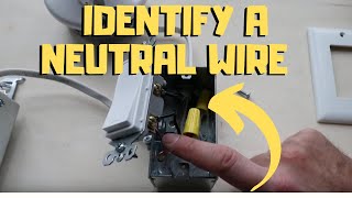 How To Identify Neutral Wire [upl. by Vandervelde]