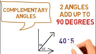 Complementary and Supplementary Angles [upl. by Vyky]