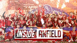 Inside Anfield UNSEEN footage from the Premier League trophy lift  Liverpool vs Chelsea [upl. by Solegna]