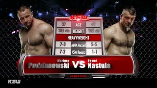 KSW MMA Mariusz Pudzianowski vs Paweł Nastula  FREE FIGHT  KSW 61 [upl. by Eirrej]