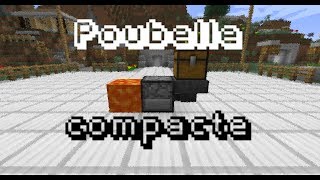 Tuto Redstone  37 Poubelle Automatisée et Compacte FR [upl. by Gwen]