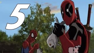 Deadpool in Ultimate SpiderMan 56 vs SpiderMan [upl. by Arria]