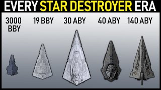 Every Era of Star Destroyer Legends and Canon [upl. by Brunhilde]