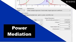 GPower for Mediation Analysis and its Alternative [upl. by Einnahc]