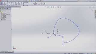 SolidWorks Spline Basics [upl. by Ado]