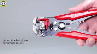 How To Use The CK Automatic Wire Stripper  Toolstation [upl. by Bilak200]