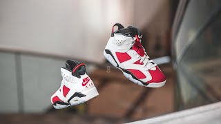 Air Jordan 6 Retro quotCarminequot Review amp OnFeet [upl. by Roper319]