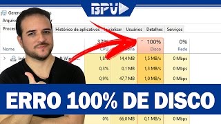 Como MELHORAR o DESEMPENHO do PC  ERRO 100 de USO do DISCO [upl. by Niwroc740]