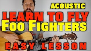 Foo Fighters Learn To Fly Acoustic Lesson [upl. by Yarazed]