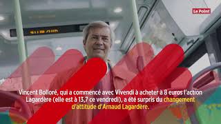 Lavertissement de Vincent Bolloré à Arnaud Lagardère [upl. by Healion100]