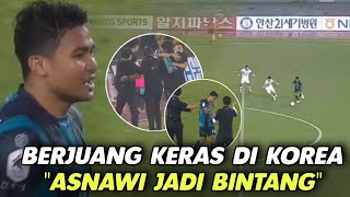 UKIR TREN POSITIF Aksi Positif Asnawi Bantu Ansan Greneers Menang dari Jeonnam Dragons [upl. by Eyma62]