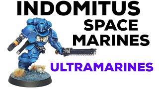 How to paint Ultramarines FAST – Airbrush  Drybrush [upl. by Enohsal]