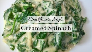 Creamed Spinach [upl. by Illehs]