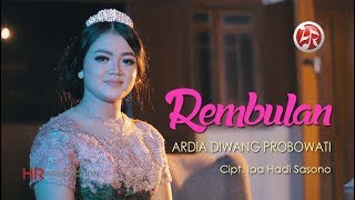 Ardia Diwang Probowati  Rembulan  Dangdut Official Music Video [upl. by Tarrsus]