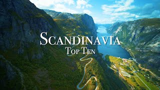 Top 10 Places To Visit In Scandinavia [upl. by Jaworski]