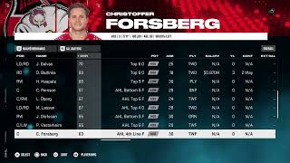 NHL 25 Malmö Redhawks Overall Player Ratings [upl. by Oihsoy928]