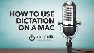 Dictation on a Mac [upl. by Herwin]