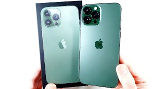 iPhone 13 Pro Max Green Unboxing [upl. by Laehpar569]