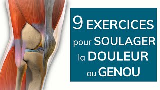 9 exercices pour soulager la douleur au genou [upl. by Hadihahs]