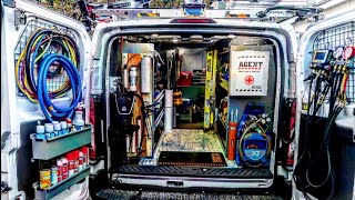 HVAC❄🔥 Service Van Tour🚐 Ford Transit 250 [upl. by Araldo]