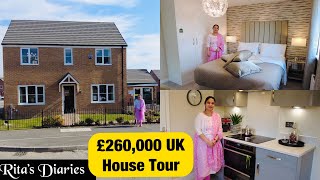 105 New Home Tour UK🇬🇧 2021  £260000 House Tour  4 Bed Room Detached House in Yorkshire [upl. by Aksoyn]