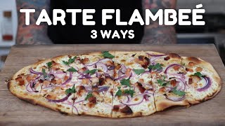 TARTE FLAMBE  FLAMMKUCHEN 3 Ways [upl. by Viole323]